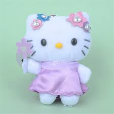Unicorn kitty pendant keychain plush doll toy
