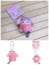 Sanrio pretend food mascot holder plush Keychain