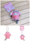 Sanrio pretend food mascot holder plush Keychain