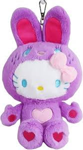 Sanrio hello kitty doll purple colorful bunny