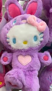 Sanrio hello kitty doll purple colorful bunny