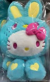 Sanrio hello kitty plush doll mint green bunny
