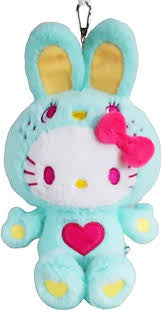 Sanrio hello kitty plush doll mint green bunny