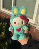 Sanrio hello kitty plush doll mint green bunny