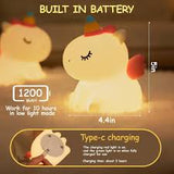 AiJoyTop Setting Unicorn Silicone Lamp