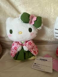 Sanrio matcha kimono hello kitty plush Keychain
