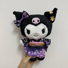 Sanrio Kuromi kimono Japan Sakura plush