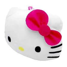 Hello kitty face plush Keychain