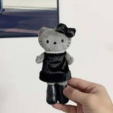 Hello kitty plush Keychain black dress long legs
