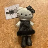 Hello kitty plush Keychain black dress long legs