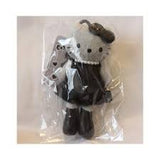 Hello kitty plush Keychain black dress long legs