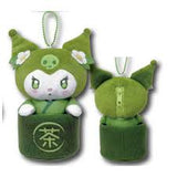 Sanrio Kuromi matcha bowl pouch plush