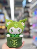 Sanrio Kuromi matcha bowl pouch plush