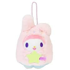 Sanrio Nakajima My Melody Starry Ghost Plush Keychain