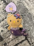 Hello Kitty Tan Mermaid Mascot Plush Keychain