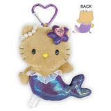 Hello Kitty Tan Mermaid Mascot Plush Keychain