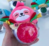 Beadie Buddies Burrito Amigos Pink Sloth Plush Squishy