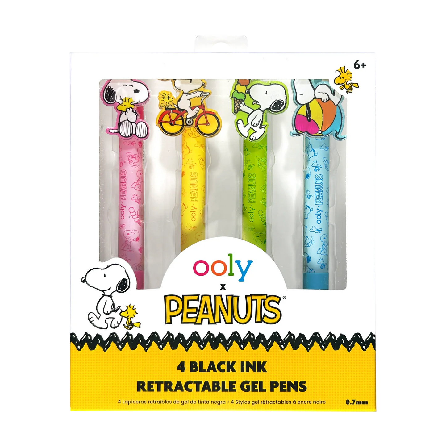 Ooly Black Ink Retractable Gel Pens