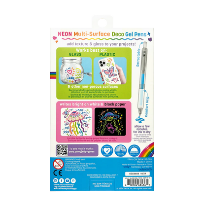 Jelly Gloss: Neon Multi-Surface Deco. Gel Pens