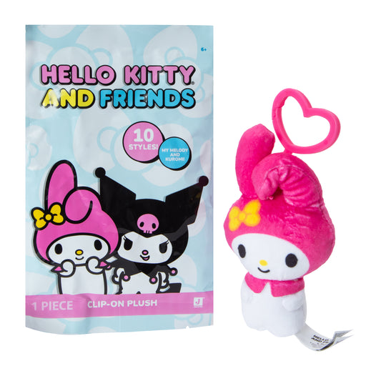 Hello Kitty and Friends Clip on Plush