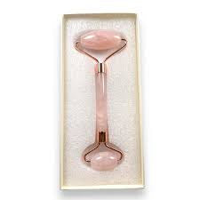 Ailike brand natural rose quartz facial roller