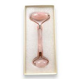 Ailike brand natural rose quartz facial roller