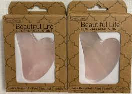 Beautiful Life Rose Quartz Gua Sha Facial Stone