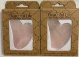 Beautiful Life Rose Quartz Gua Sha Facial Stone