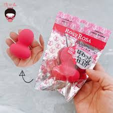 Rosy Rosa Perfect Cheek Sponge in pink.