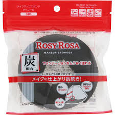 Rosy Rosa Make Up Sponges Charcoal 6P