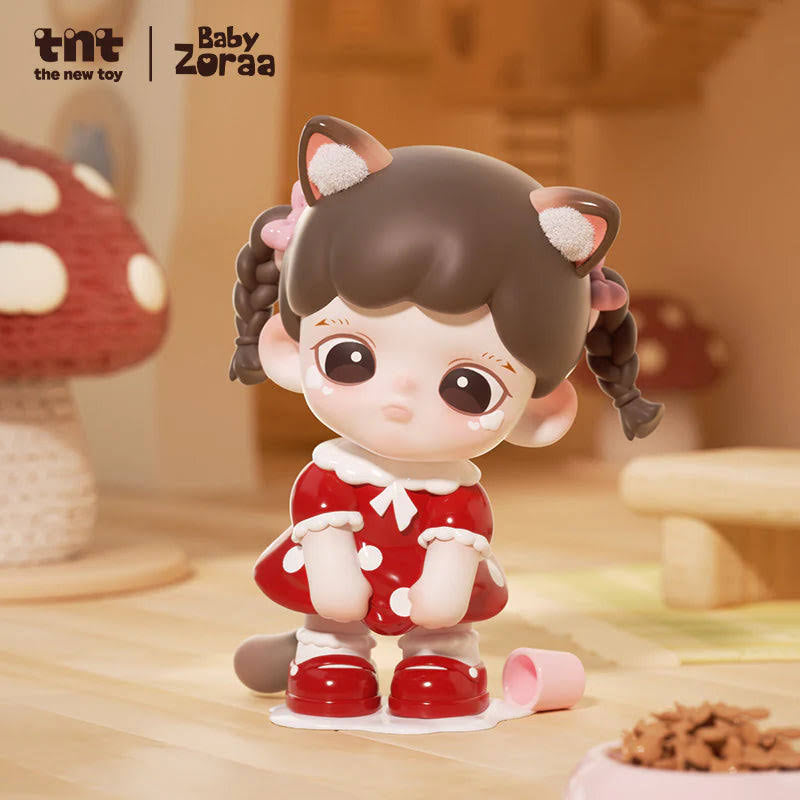 TNTSPACE Zoraa Meow Cat Face Mini Series Figures Blind Box