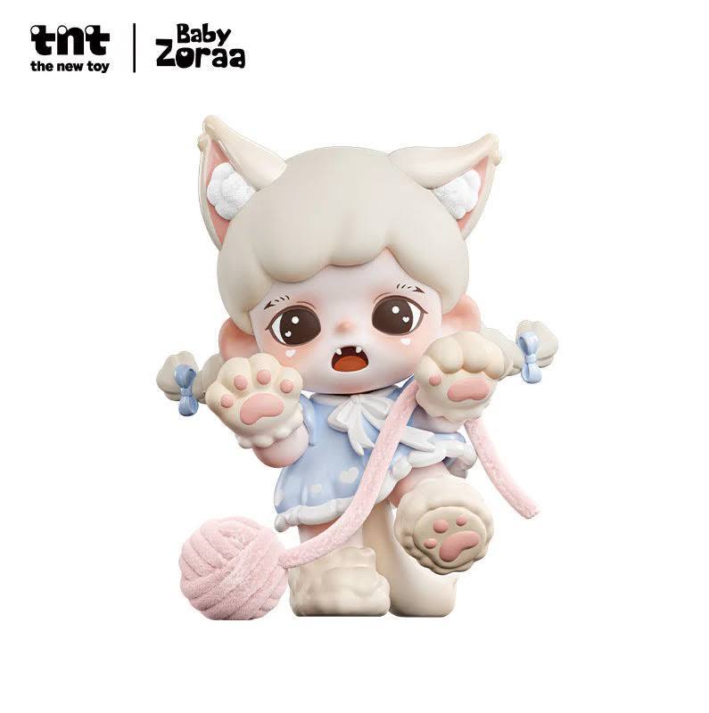 TNTSPACE Zoraa Meow Cat Face Mini Series Figures Blind Box
