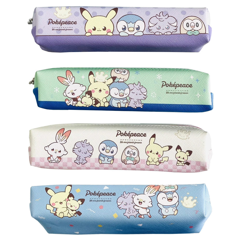 Blue Pokepeace Pencil Bag