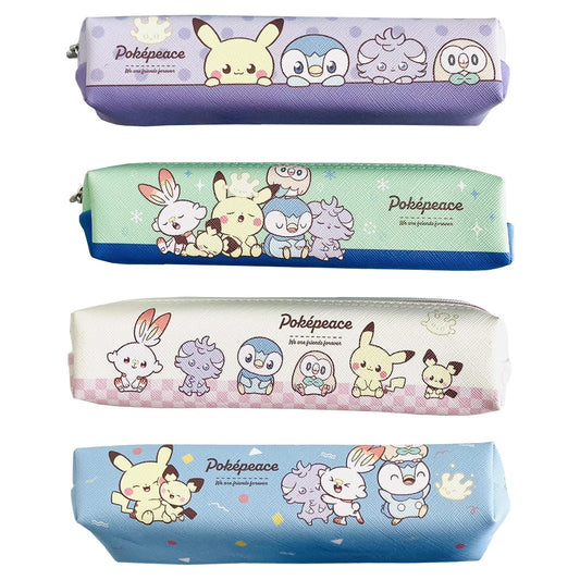 Blue Pokepeace Pencil Bag