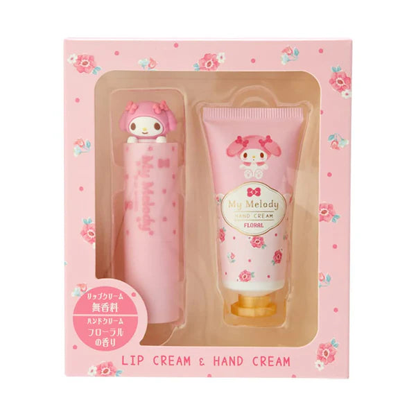 Sanrio hand cream+lip balm set