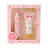 Sanrio hand cream+lip balm set