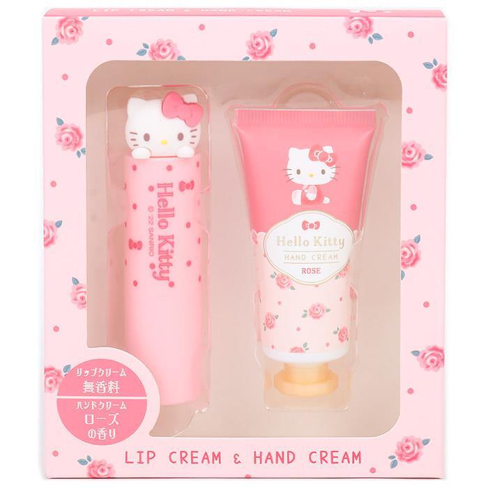 Sanrio hand cream+ lip balm set