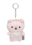Corocoro Coronya Plum Chan Pink Cat Keychain