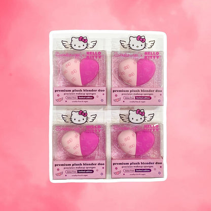 The Creme Shop x HK Premium Plush Blender Duo precision makeup sponges