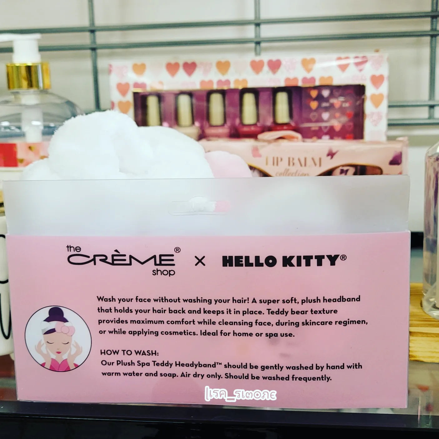 The Creme Shop x Hello Kitty Plush Spa Headband with HK's Signature bow