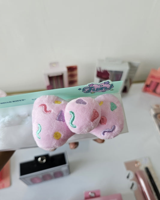 The Creme Shop x MyMeody Kuromi 3D Teddy Headyband Plushie Spa Headband