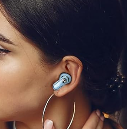Crystal Pods Open-Ear Bluetooth Headphones Blue