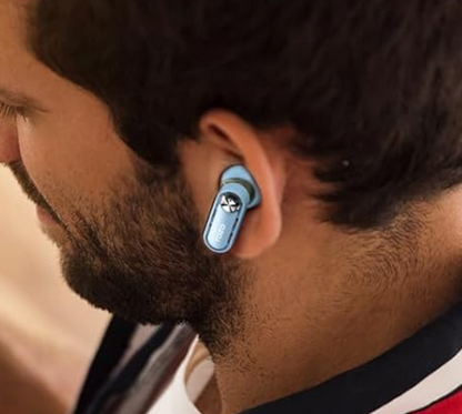 Crystal Pods Open-Ear Bluetooth Headphones Blue