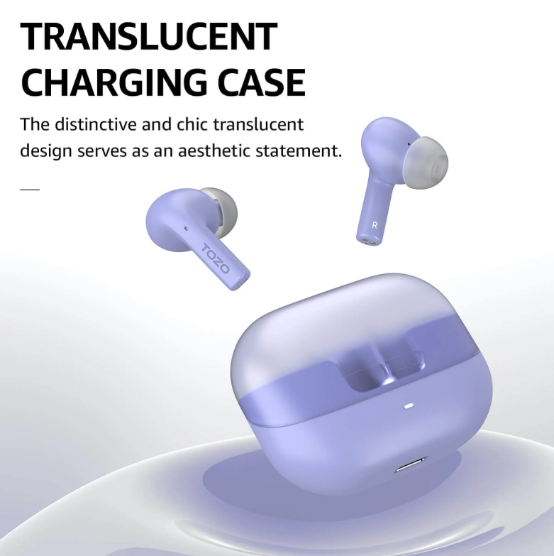 Agile Nova Bluetooth Earbuds Purple