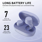 Agile Solo Bluetooth Earbuds Purple