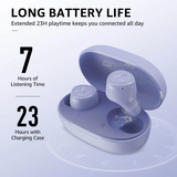 Agile Solo Bluetooth Earbuds Purple