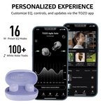 Agile Solo Bluetooth Earbuds Purple