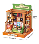 Rolife Muse Bookshop Miniature House
