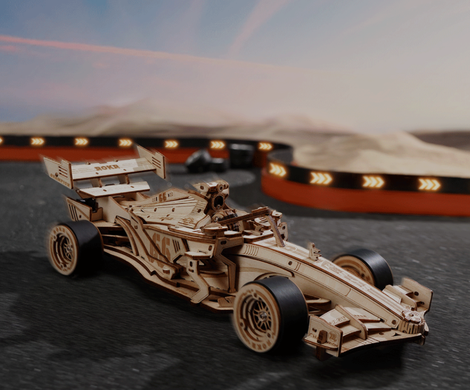 RoLife F1 Race Car - 3D DIY Wooden Model