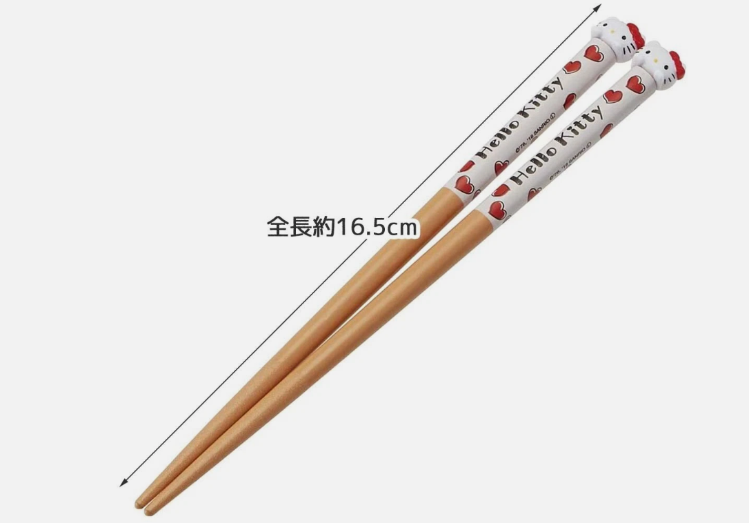 Skater Wooden Chopsticks (Hello Kitty)